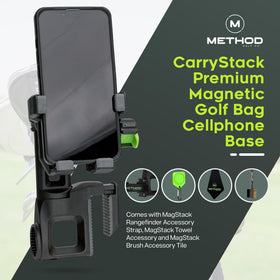 CarryStack Pro Pack rangefinder strap provides quick access on the course