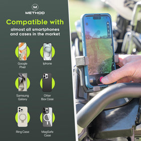 Method Golf PushStack 360 rotation for portrait and landscape use