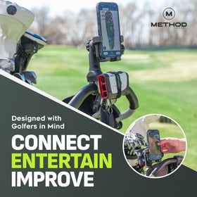 Premium accessories from Method Golf Co. designed for on-course convenience