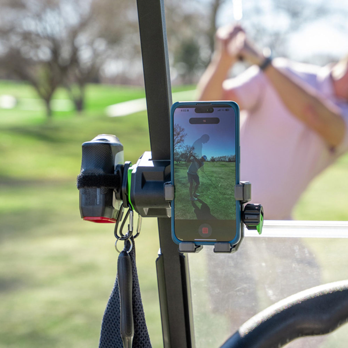 Method Golf RiderStack Pro Pack quick setup with no tools required.