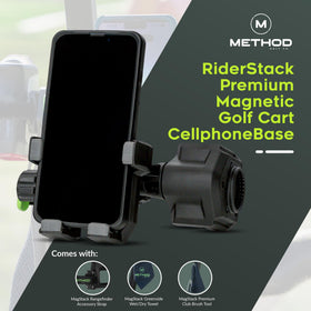Method Golf SmartGrip secures iPhone or Android in most protective cases