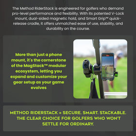 Method Golf stackable accessory holder adds tools as needed