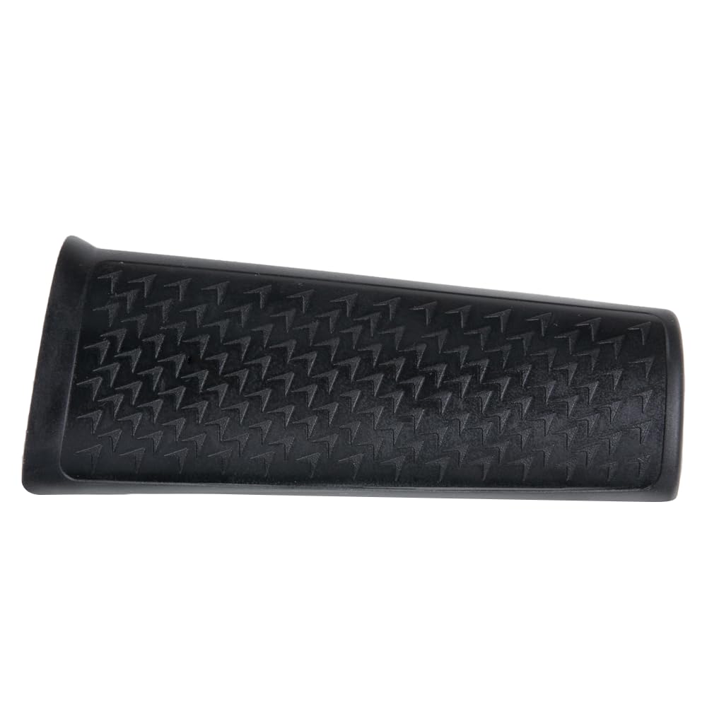 MGI Ai Navigator grip texture closeup shows durable rubber for all-weather handling.