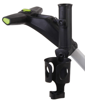 MGI Drink Holder securely attaches to the handle, keeping drinks within reach.