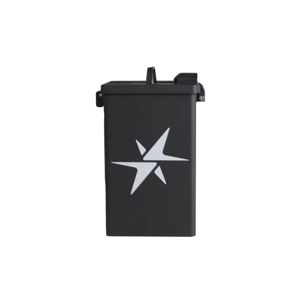 Flame-resistant design helps protect contents during storage and charging