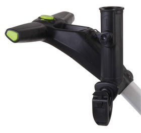 MGI multi-purpose clip mounted on caddie side securely holds gloves.