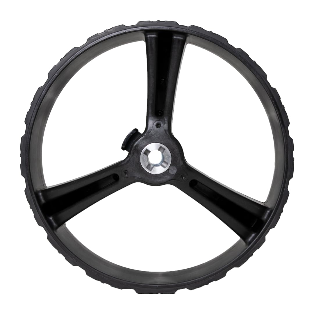MGI Zip Navigator rear wheel close-up of 15mm axle for precise fit