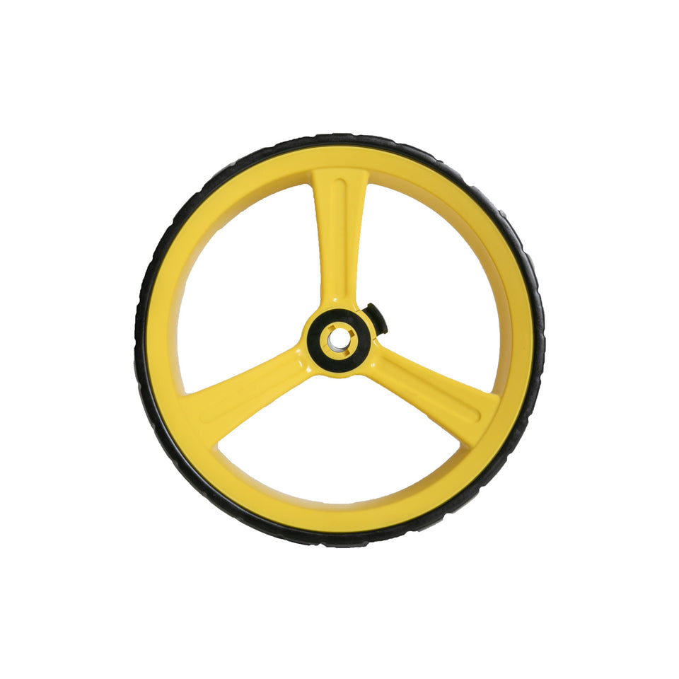 MGI Zip X1 right rear wheel product shot for easy replacement and upgrade.