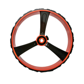 MGI Zip X3 left rear wheel detail highlighting build quality and precise fit