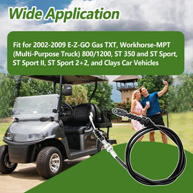 MHAEDWV 72714-G01 throttle cable length 52.25 inches shown for direct replacement