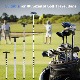 Micnaron Golf Travel Bag Support Pole sturdy aluminum build for reliable performance.