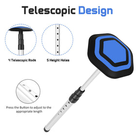 Micnaron Golf Travel Bag Support Pole with large head for stable bag support.