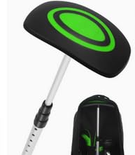 Micnaron Golf Travel Bag Support Pole with aluminum body keeps bag upright.