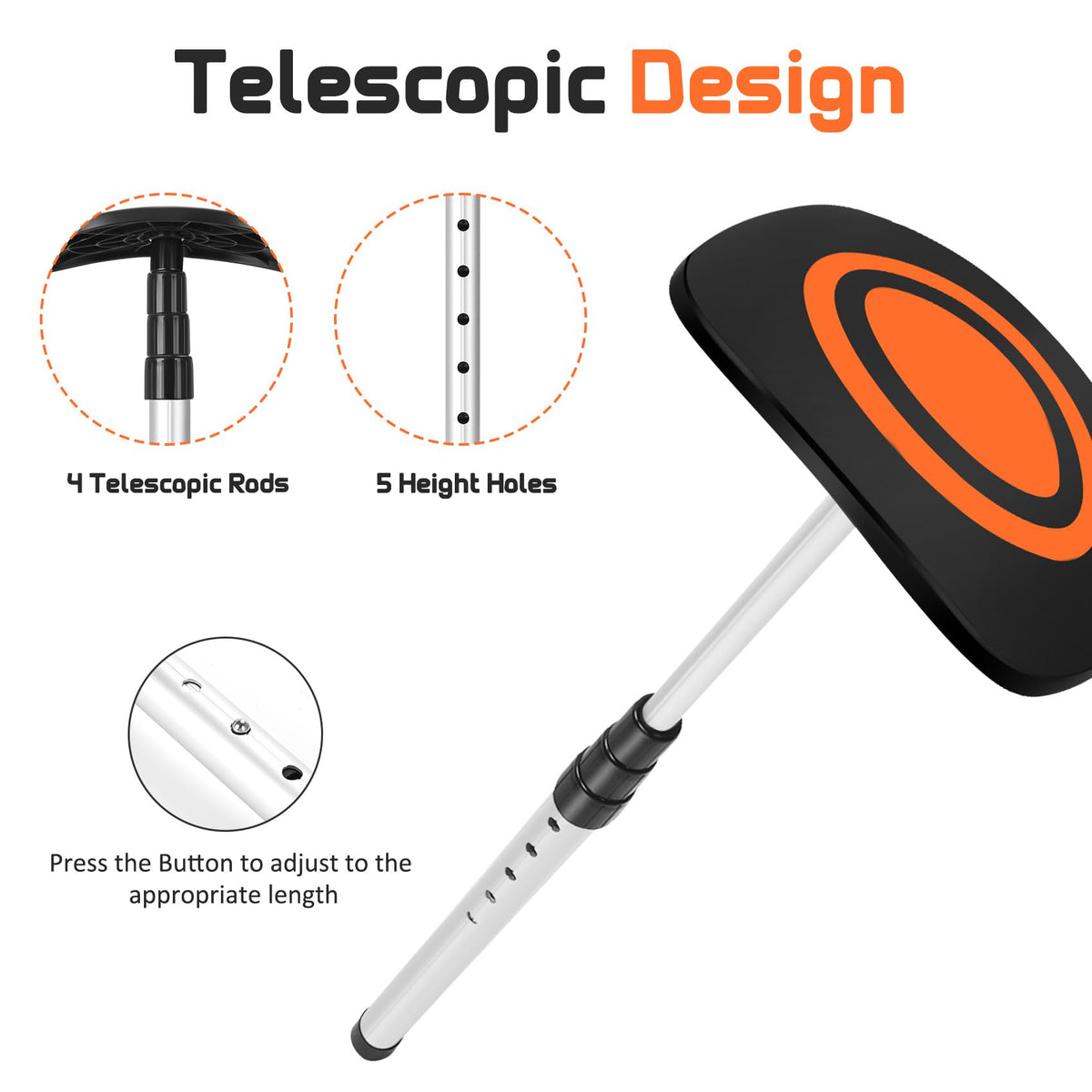 Micnaron travel pole is lightweight and quick to set up