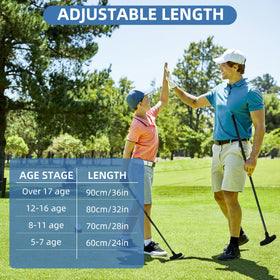 Micnaron mini golf set stainless steel shafts ensure lasting durability