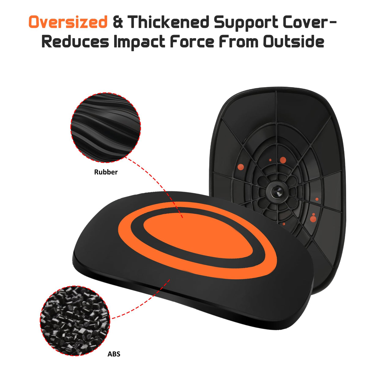 Micnaron orange color adds visibility and style on trips.