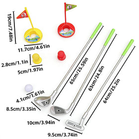 MIDOCCHIO golf toys retractable-clubs grow with kids for comfort.