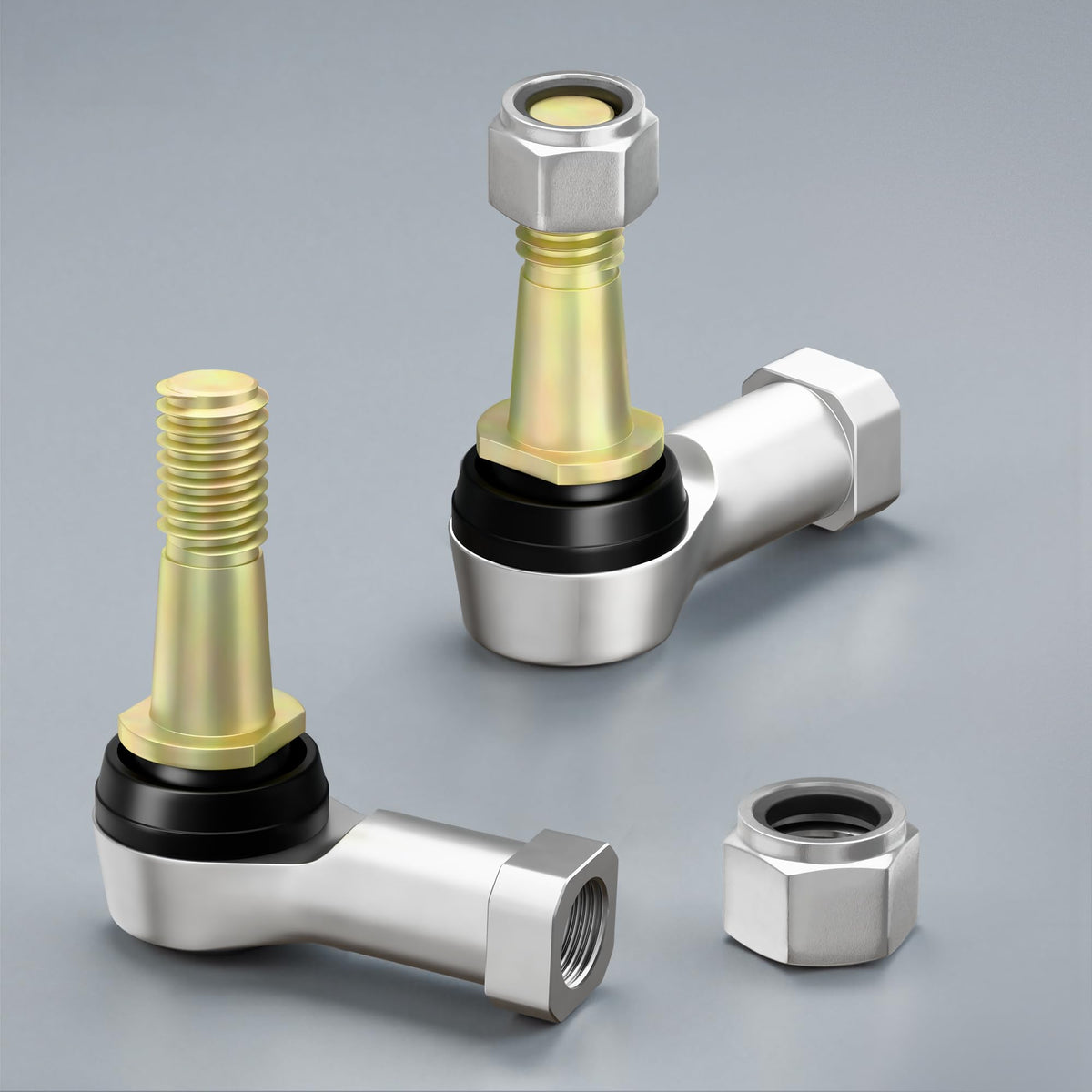 Durable finish visible on MIDOU AUTO ball joints and ends