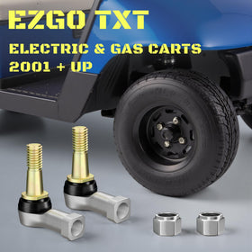 Close-up of the tie rod end in the MIDOU AUTO kit