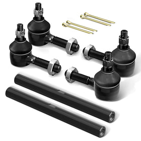 MIDOU AUTO golf cart tie rod end front view shows durable construction for steady steering.