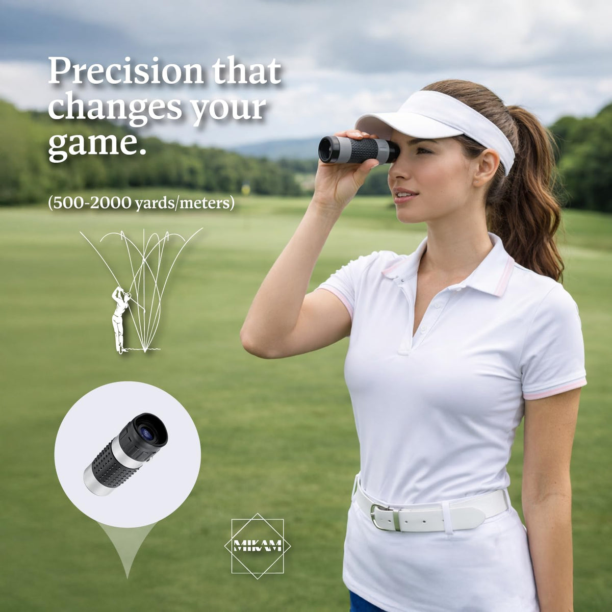 MIKAM golf kit portable case keeps your gear organized on trips.