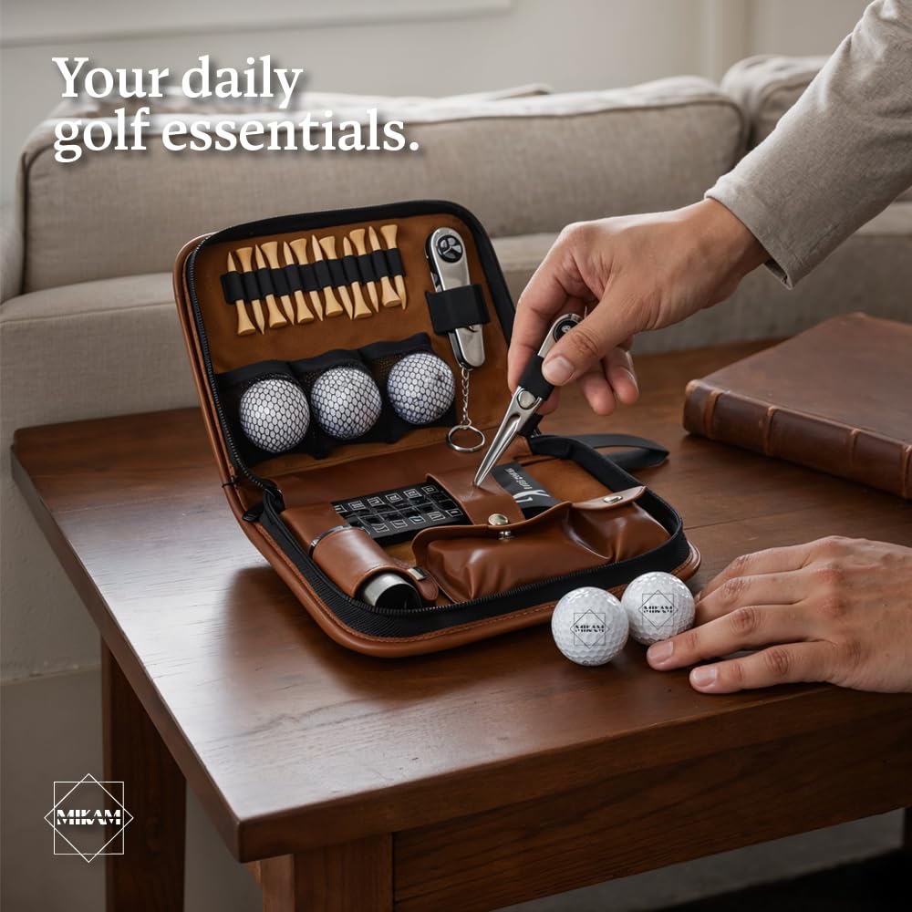 MIKAM golf kit travel-friendly design simplifies on-the-go practice sessions.