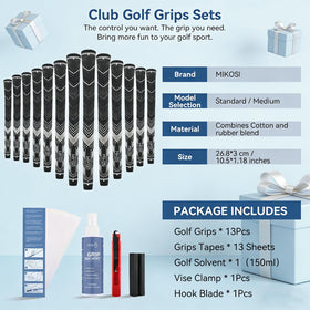 MIKOSI golf grips anti-slip surface supports consistent swings