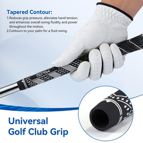 MIKOSI golf grips brushed cotton thread adds textured feel