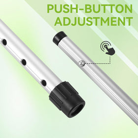 MIKOSI travel pole fully adjustable from 21 to 52 inches