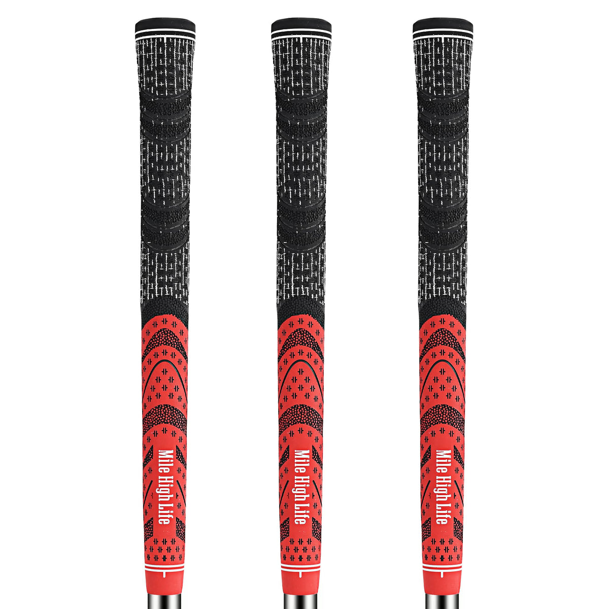 Mile High Life Cross Cord grips all-weather close-up showing textured traction for secure swings.