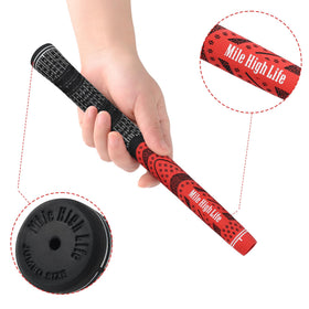Mile High Life Cross Cord Midsize grip highlights comfort and reduced torque.