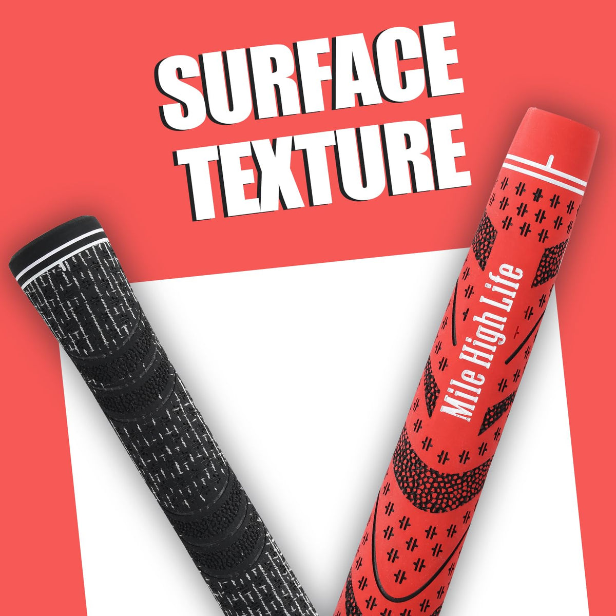 Mile High Life Cross Cord Standard grip showcases balanced feel for all players.