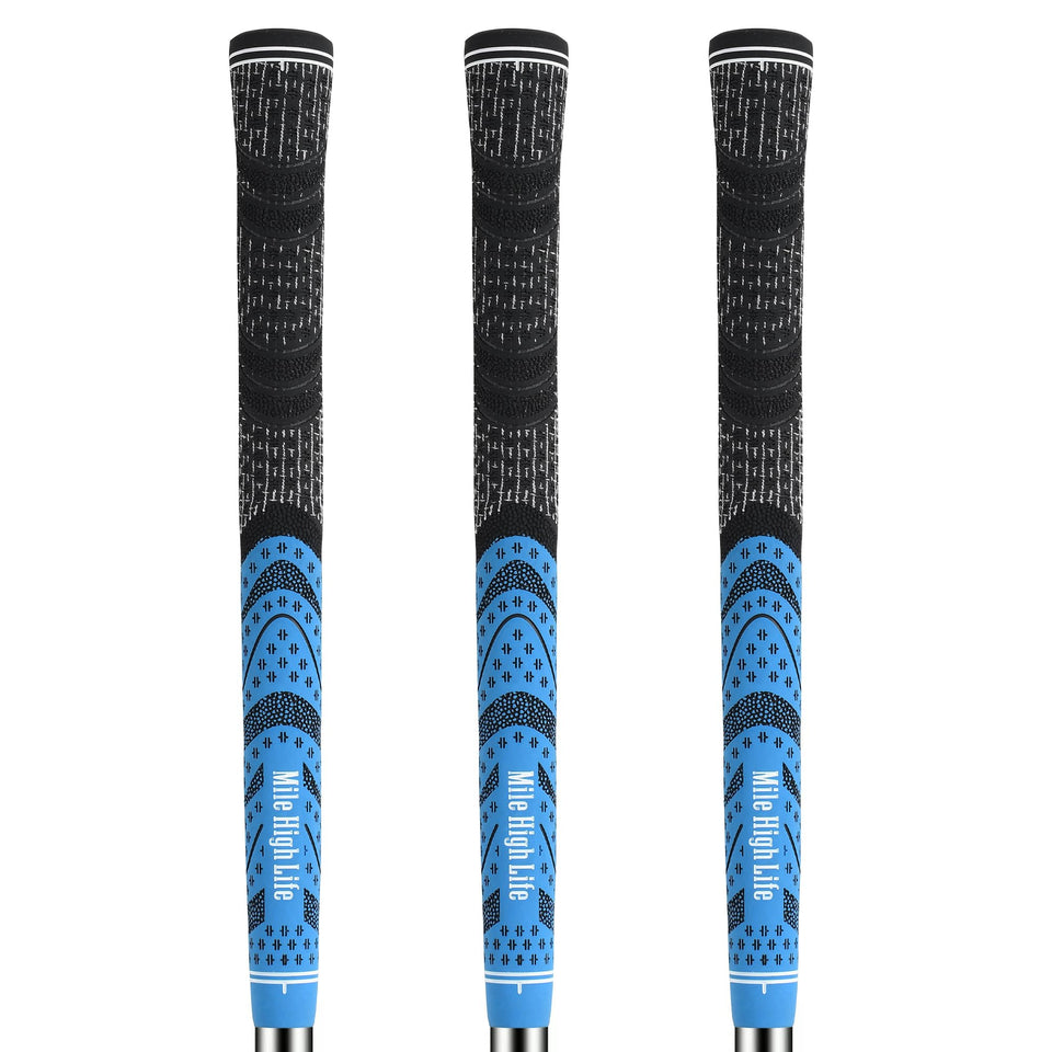 Mile High Life Cross Cord Grips show all-weather traction for confident swings.