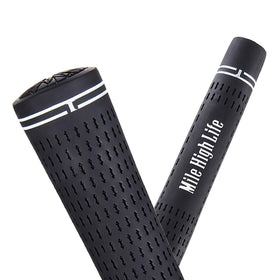 Mile High Life 13-pack black grips suitable for multiple clubs and juniors.