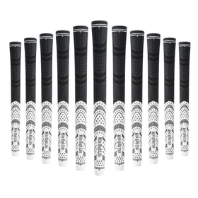 Mile High Life golf grips 13-pack on club, ideal for upgrading a full set