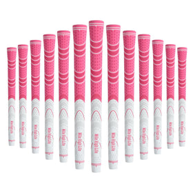 Mile High Life Golf Grips 13-pack package close-up showing premium all-weather traction.