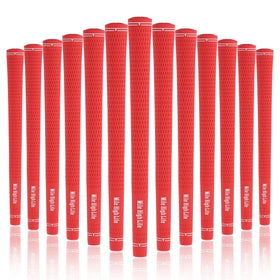 Mile High Life golf grips 3-pack close-up showing anti-slip rubber texture for secure grip.