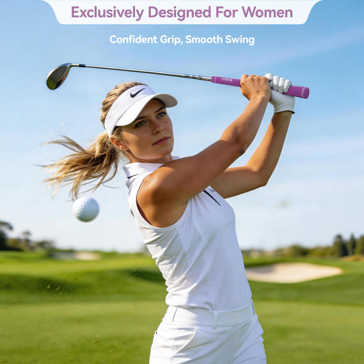 Mile High Life Golf Grips all-weather design resists wear and slip