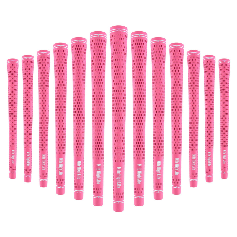 Mile High Life Golf Grips anti-slip texture for secure grip