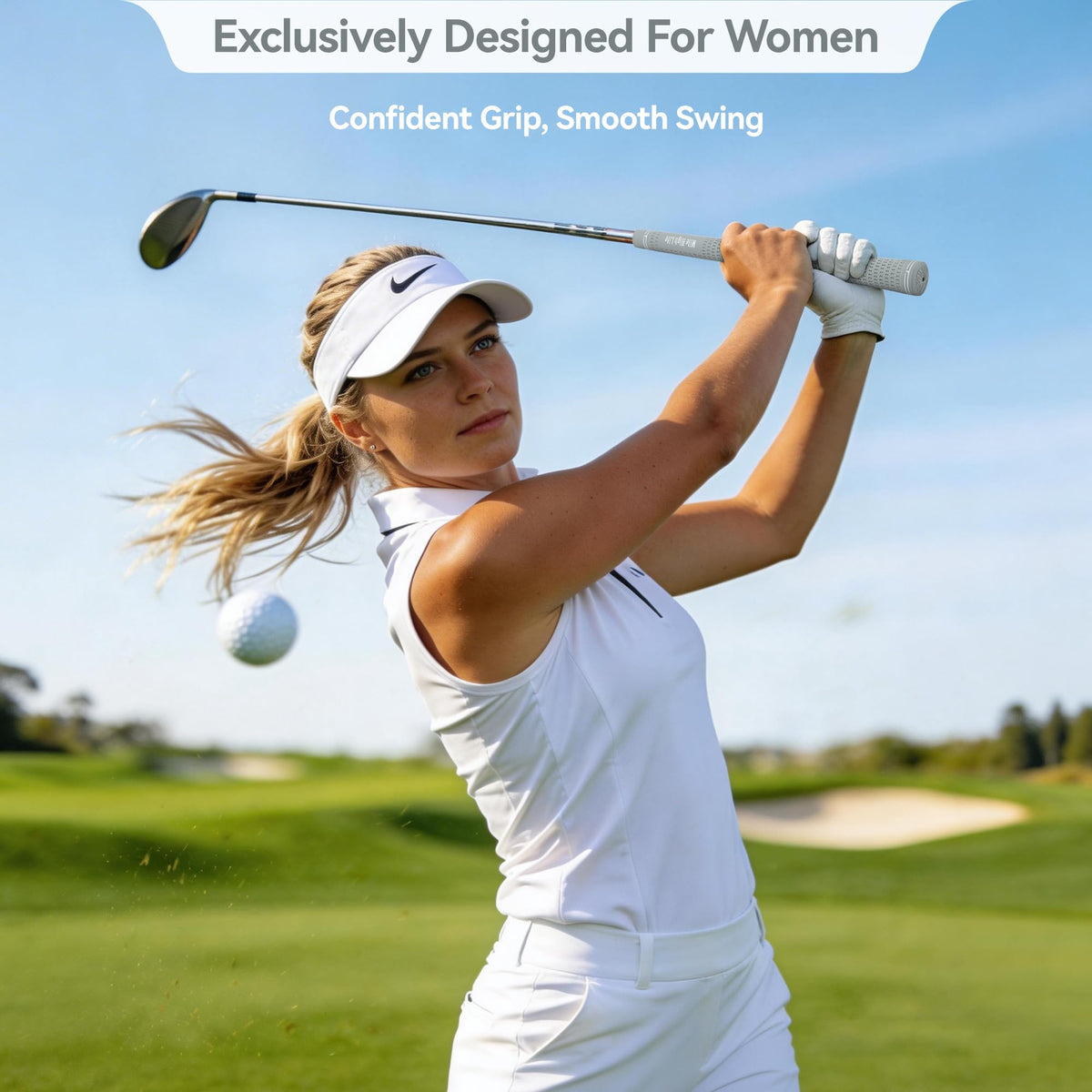 Mile High Life golf grips diameter 0.58 inches, fits most standard shafts.