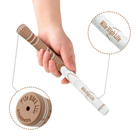 Mile High Life durable rubber grip reduces vibration and hand fatigue.