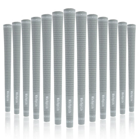 Mile High Life golf grips gray 3-pack front view, affordable upgrade for casual golfers.