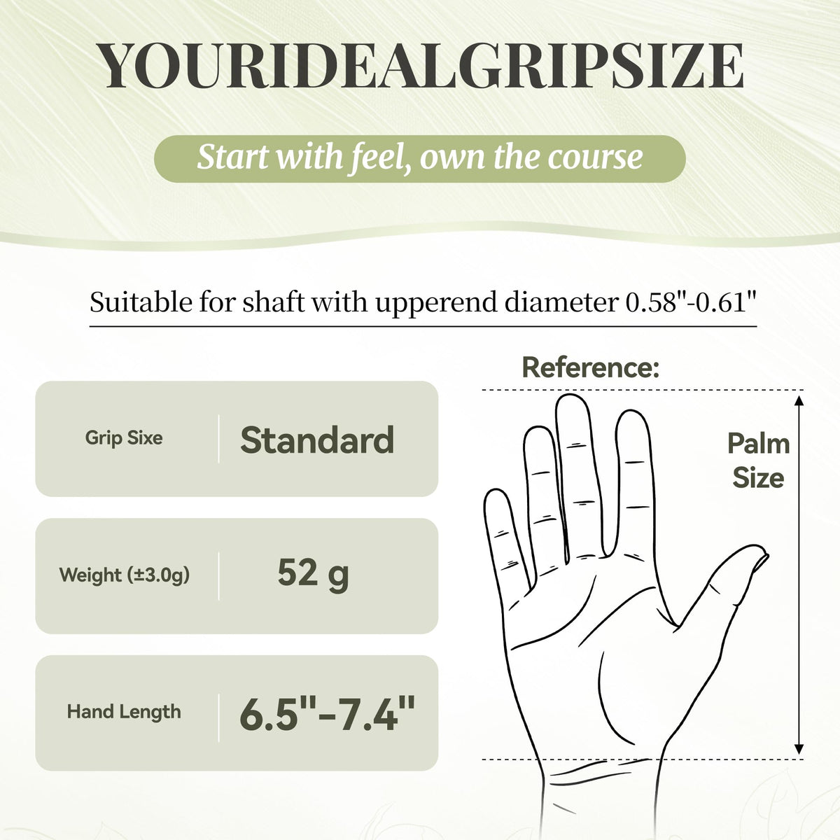 Mile High Life round diameter 0.58-inch grip fit visual