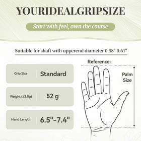 Mile High Life round diameter 0.58-inch grip fit visual