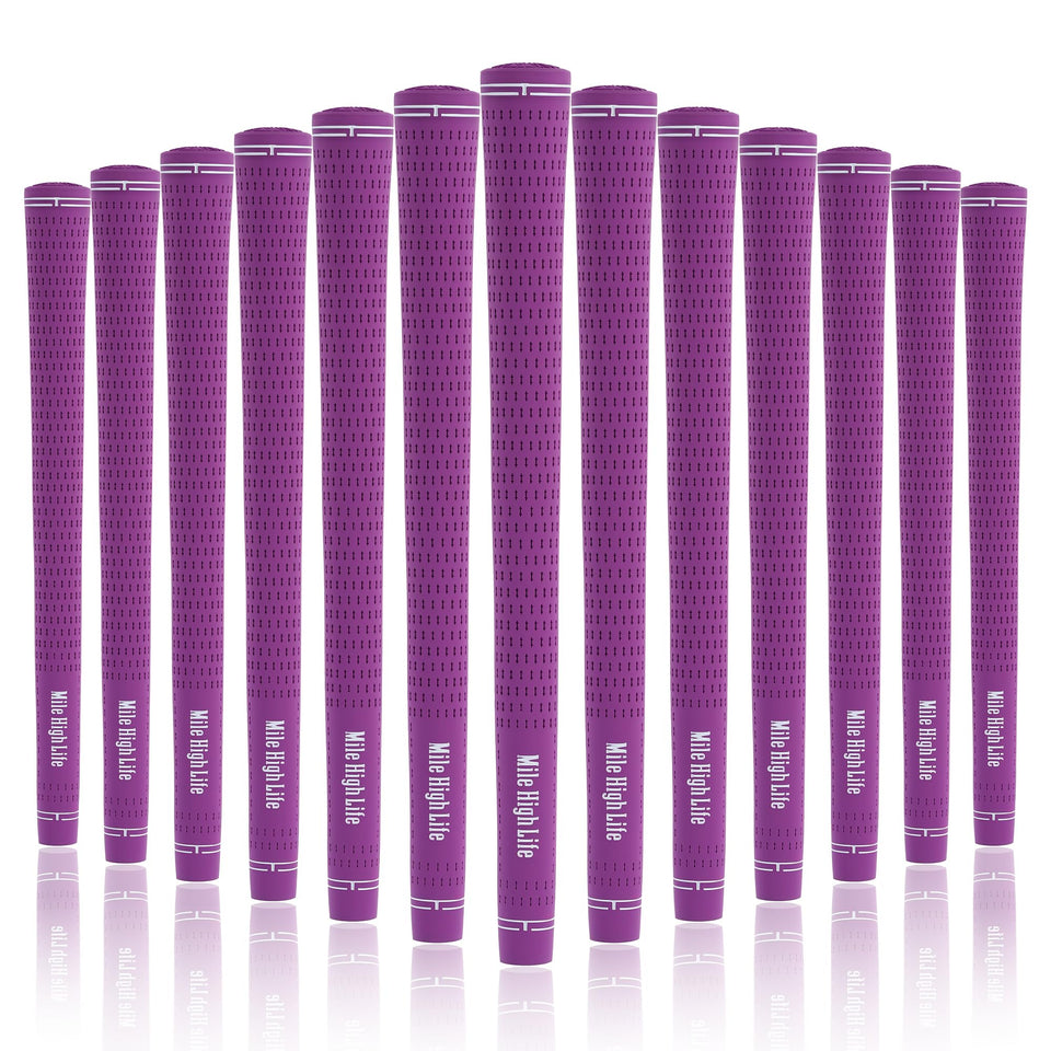 Mile High Life Golf Grips rubber texture for anti-slip grip in all conditions