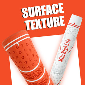 Mile High Life soft rubber golf grip emphasizes comfort and vibration reduction in any weather.