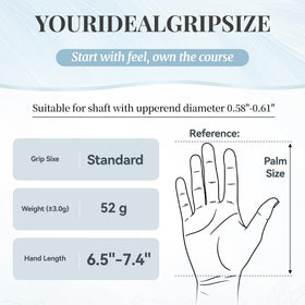 Mile High Life golf grips texture and comfort for a smoother swing feel.