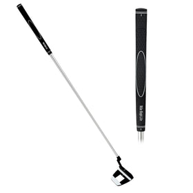 Mile High Life left-handed putter features anti-glare finish for distraction-free practice on sunny days.
