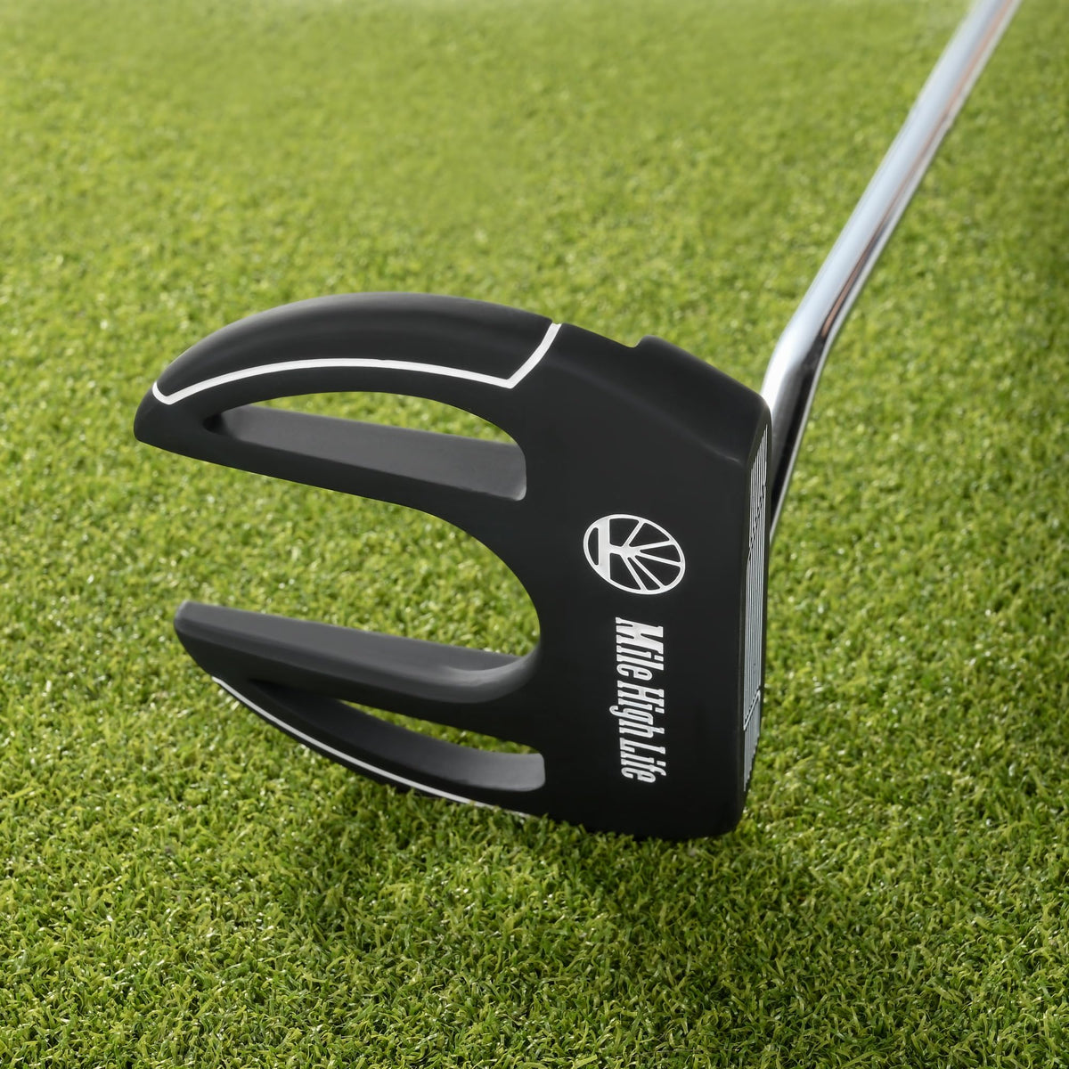Mile High Life left-handed 35-inch putter designed for balanced, smooth strokes.
