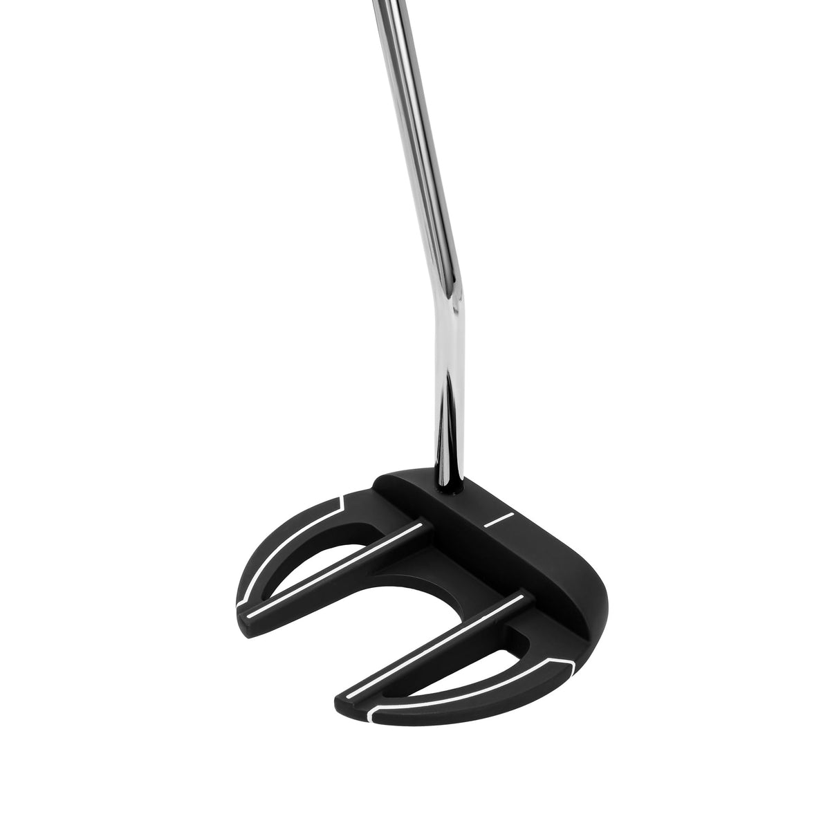 Mile High Life left-handed blade putter with aim line for precise setup and improved alignment.